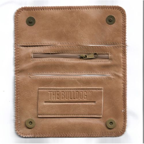 GH00166OPEN Tobacco Pouch The Bulldog PU Leather (brown) - Image 2