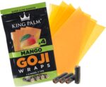 King Palm Goji Wraps + Tips: Mango - 4x Wraps