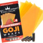 King Palm Goji Wraps + Tips: Strawberry - 4x Wraps