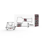 KEITH HΑRING GLASS SPOON PIPE BLKREDWHT - Image 2