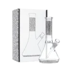 KEITH HARING GLASS WATER PIPE BLKWHT - Image 2