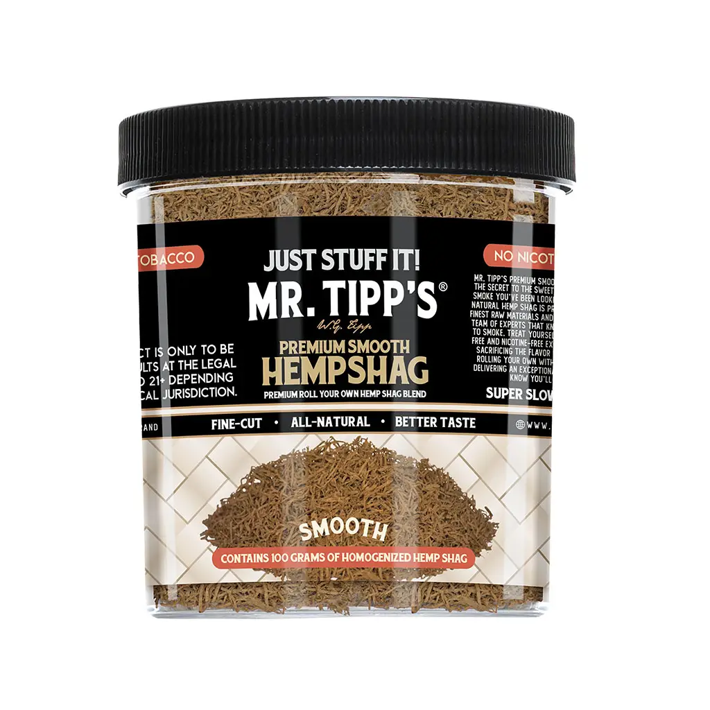 MRTIPPS-JAR Mr Tipp's Premium Smooth Hemp Shag - 30g - Image 1