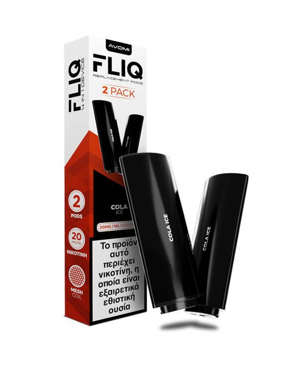 avomi-fliq-cola-ice-prefilled-pod-2ml-20mg-pack-of-2 AVOMI FLIQ Cola Ice Prefilled Pod 2ml 20mg 2τμχ - Image 1