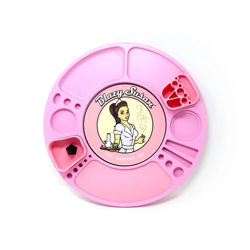 blazy-susan-pink-pink BLAZY SUZAN SPINNING TRAY - Image 1