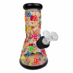 HighFly Pink Glow Mushroom Bong (20cm)