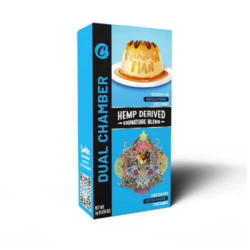 box-flan-sixty DUAL CHAMBER VAPE MEXICAN FLAN X CHEETAH PISS - COOKIES - Image 1