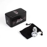 Clear Crystal Heart Metal Butt Plug Size S - SECRET PLAY - Image 4