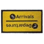 Arrivals / Departures Doormat