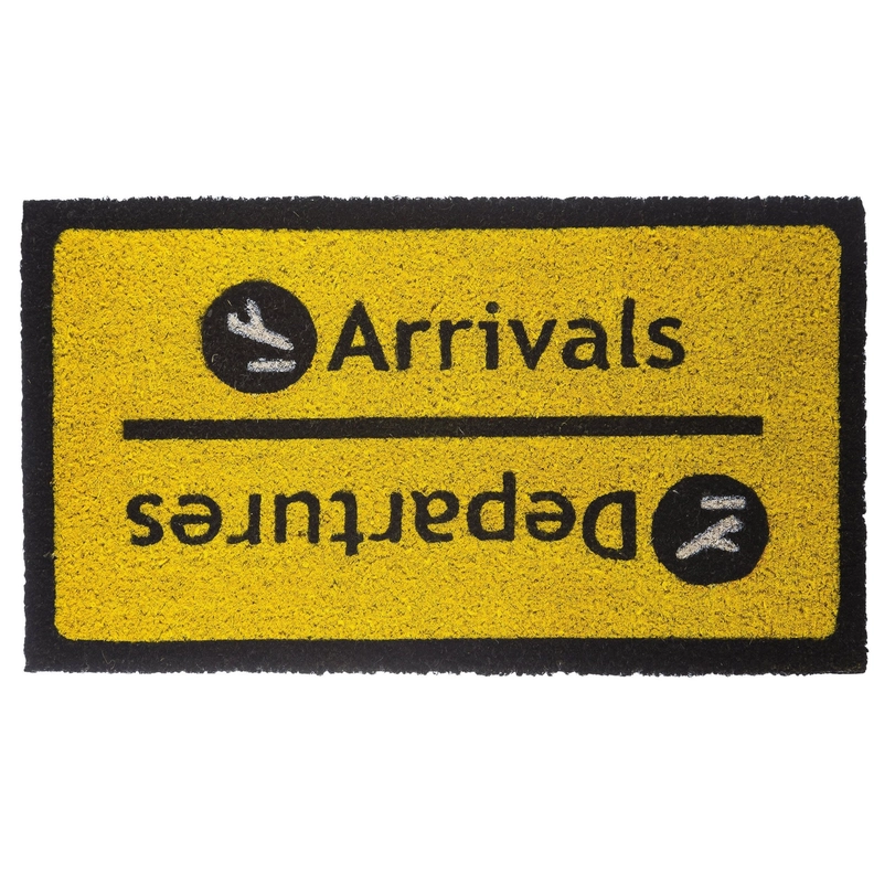 ed83d7296dfbf0486a770a650e0398ae1552fe53c24af7d54399a8f22d6c2eaf Arrivals / Departures Doormat - Image 1