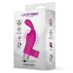 Fingyhop Vibrating Bullet with Rabbit Silicone Pink - LATETOBED - Image 2