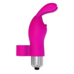 Fingyhop Vibrating Bullet with Rabbit Silicone Pink - LATETOBED - Image 4