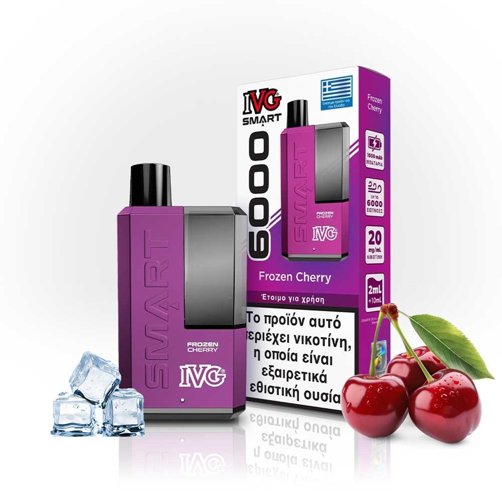 ivg-smart-6000-frozen-cherry-disposable-2ml-20mg IVG Smart 6000 Frozen Cherry 20mg - Image 2