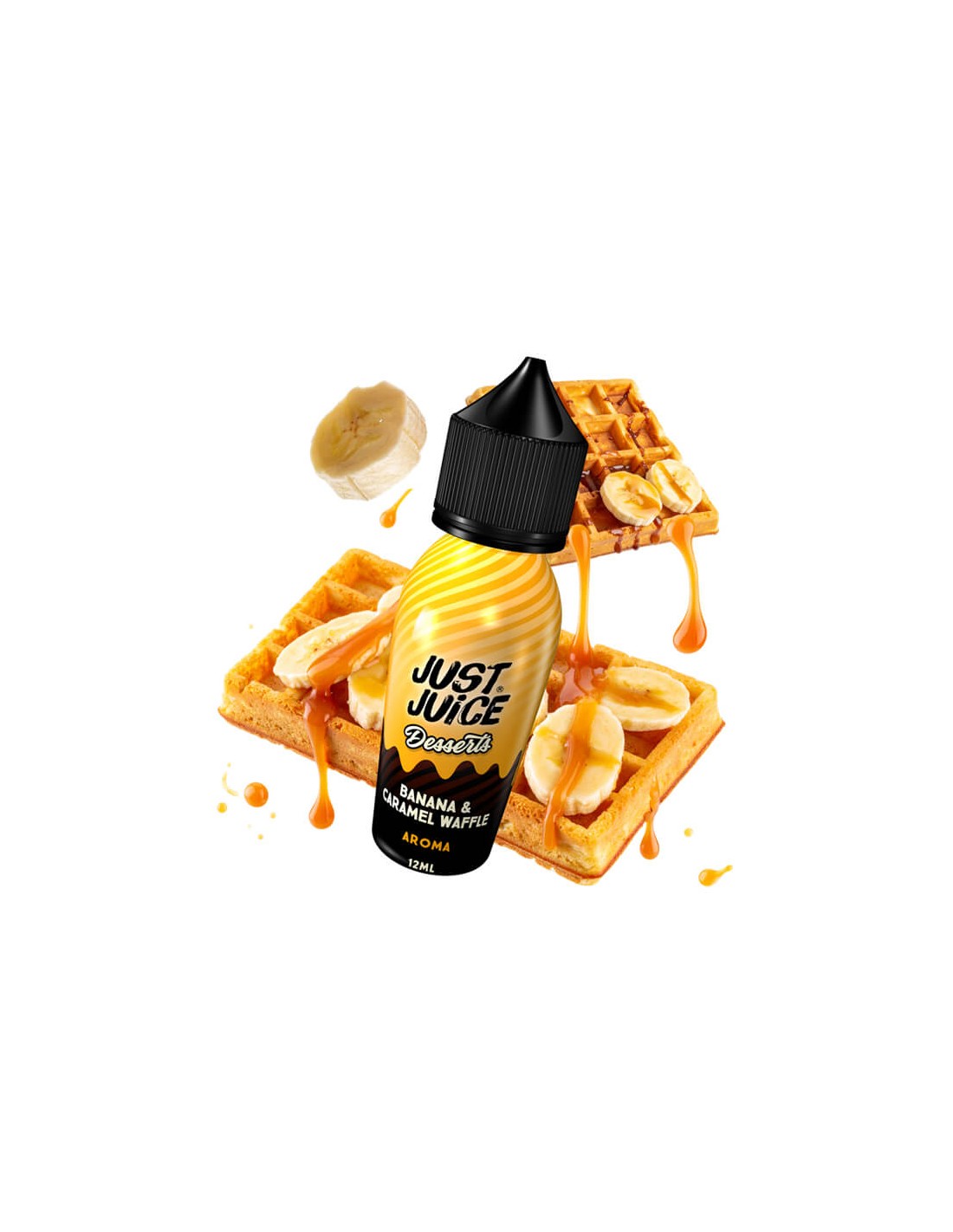 just-juice-desserts-banana-and-caramel-waffle-flavour-shot-15-60ml-1 Just Juice Desserts Banana and Caramel Waffle Flavour Shot 12/60ml - Image 2