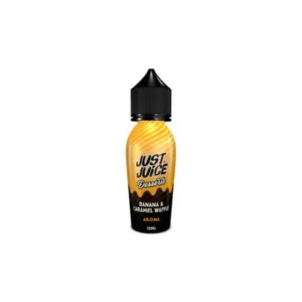 Just Juice Desserts Banana and Caramel Waffle Flavour Shot 12/60ml