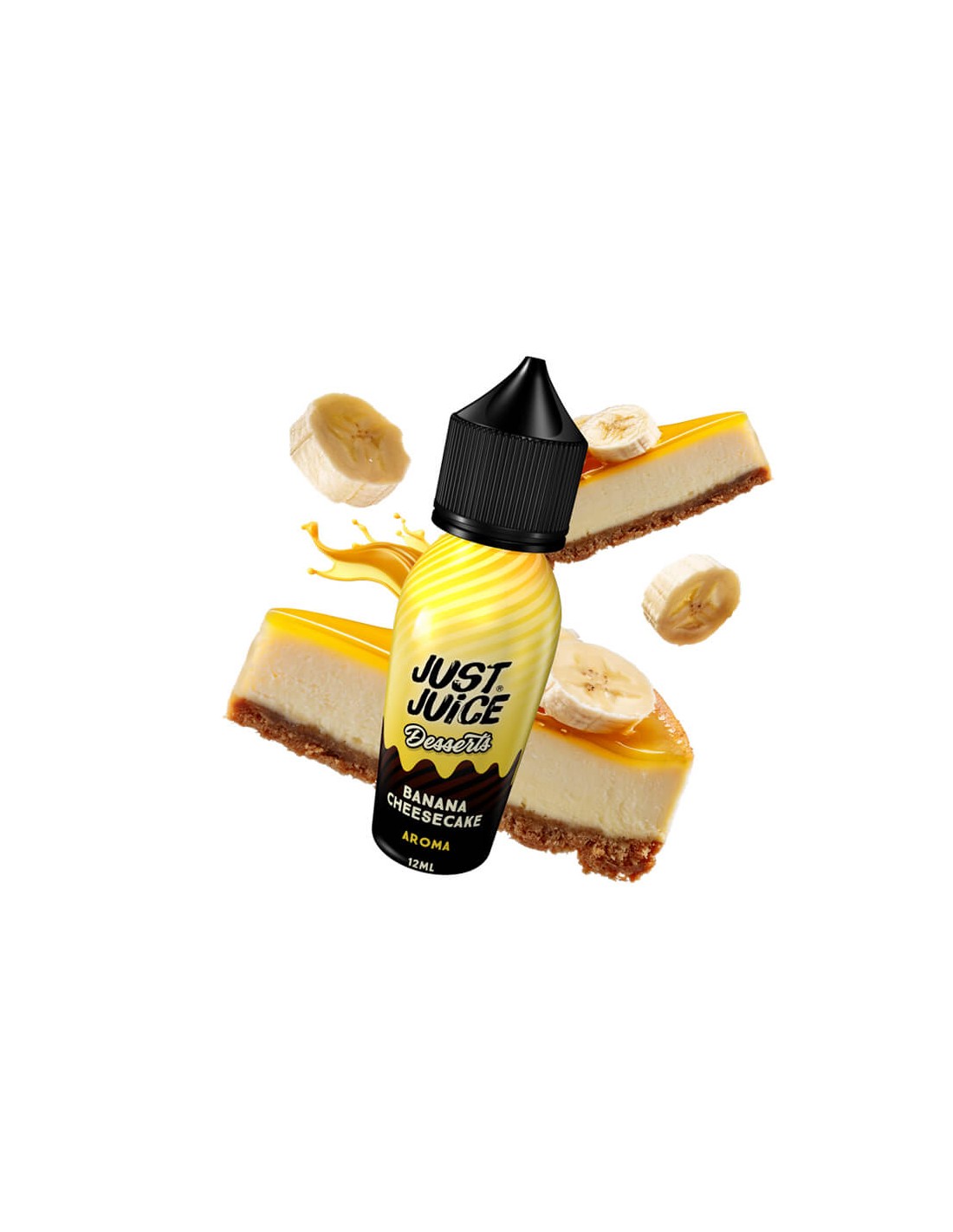 just-juice-desserts-banana-cheesecake-flavour-shot-15-60ml-1 Just Juice Desserts Banana Cheesecake Flavour Shot 12/60ml - Image 2