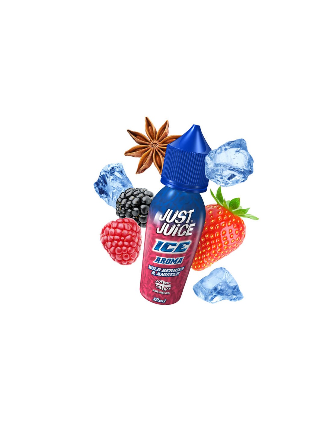 just-juice-ice-wild-berries-anissed-flavour-shot-12-60ml-1 Just Juice Ice Wild Berries & Anissed - Image 2