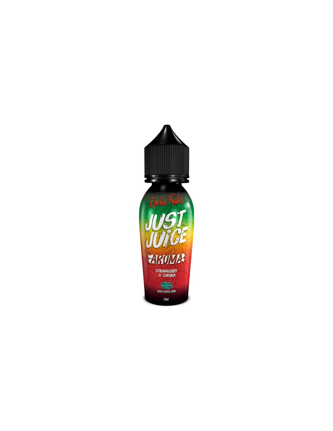 just-juice-strawberry-curuba-flavour-shot-12-60ml Just Juice Exotic Fruits Strawberry & Curuba - Image 1