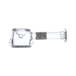 KEITH HΑRING GLASS SPOON PIPE BLKWHT
