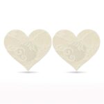 Pack Nipple Covers Flower and Heart Beige - LOVETOY - Image 2