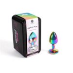 Rainbow Metal Butt Plug Size S - SECRET PLAY