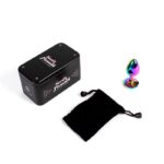 Rainbow Metal Butt Plug Size S - SECRET PLAY - Image 4