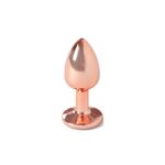Rose Gold Metal Butt Plug Size S - SECRET PLAY - Image 2