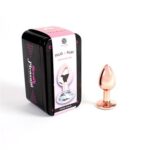 Rose Gold Metal Butt Plug Size S - SECRET PLAY