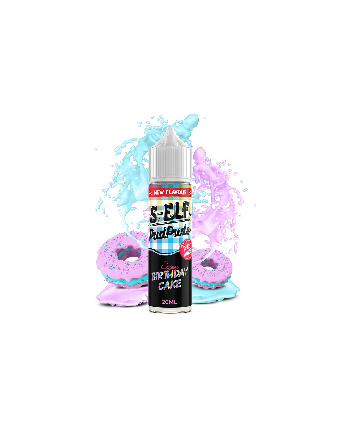 s-elf-juice-pud-puds-birthday-cake-flavour-shot-60ml-1 S-Elf Juice Pud Puds Birthday Cake Flavour Shot 20/60ml - Image 2