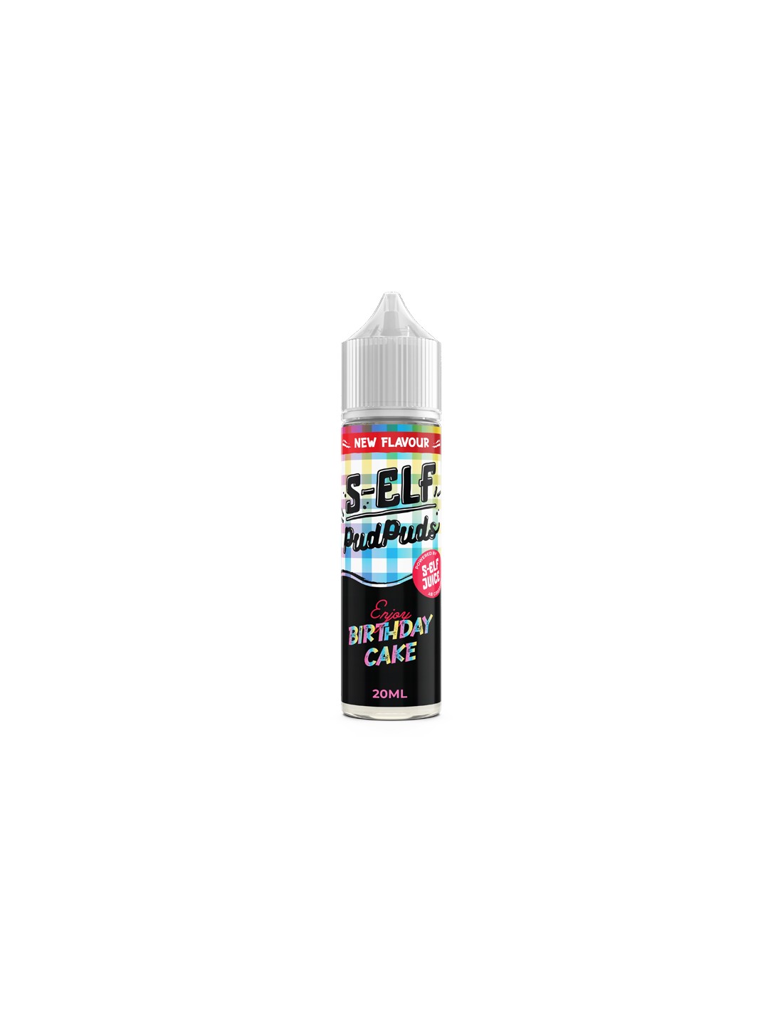 s-elf-juice-pud-puds-birthday-cake-flavour-shot-60ml S-Elf Juice Pud Puds Birthday Cake Flavour Shot 20/60ml - Image 1