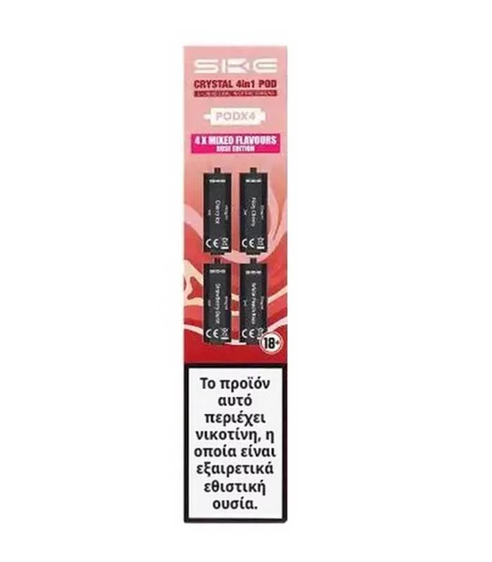 ske-crystal-4-in-1-prefilled-pods-20mg-4x2ml-rose-edition CRYSTAL 4 in 1 POD SET - ROSE EDITION - Image 1