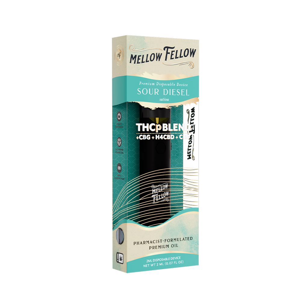 sour SOUR DIESEL THCP BLEND - MELLOW FELLOW - Image 1