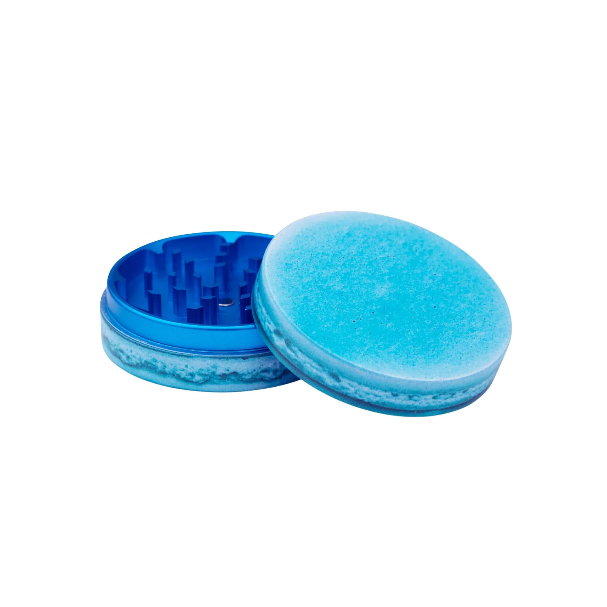 v-syndicate-macaron-blueberry-2-piece-sharpshred-dine-in-grinder-40532739916035 Macaron: Blueberry 2-Piece SharpShred Grinder - Image 4