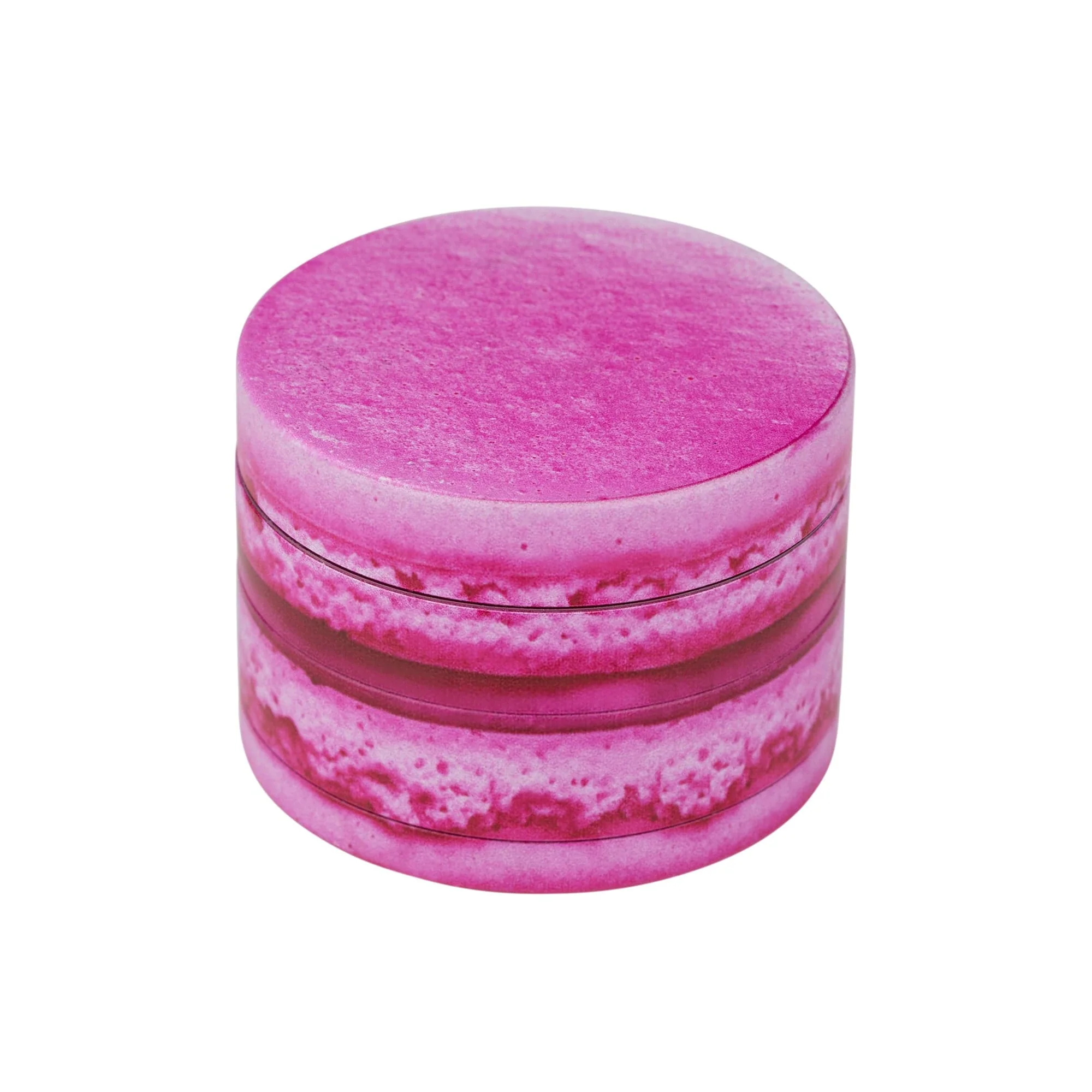 v-syndicate-macaron-raspberry-4-piece-sharpshred-dine-in-grinder-40532728414467 Macaron: Raspberry 4-Piece SharpShred Grinder - Image 1