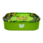 Tin Box Rolling Tray with Storage Lemon Haze - Best Buds - Image 3
