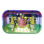 Wedding Cake Metal Rolling Tray Long - Best Buds