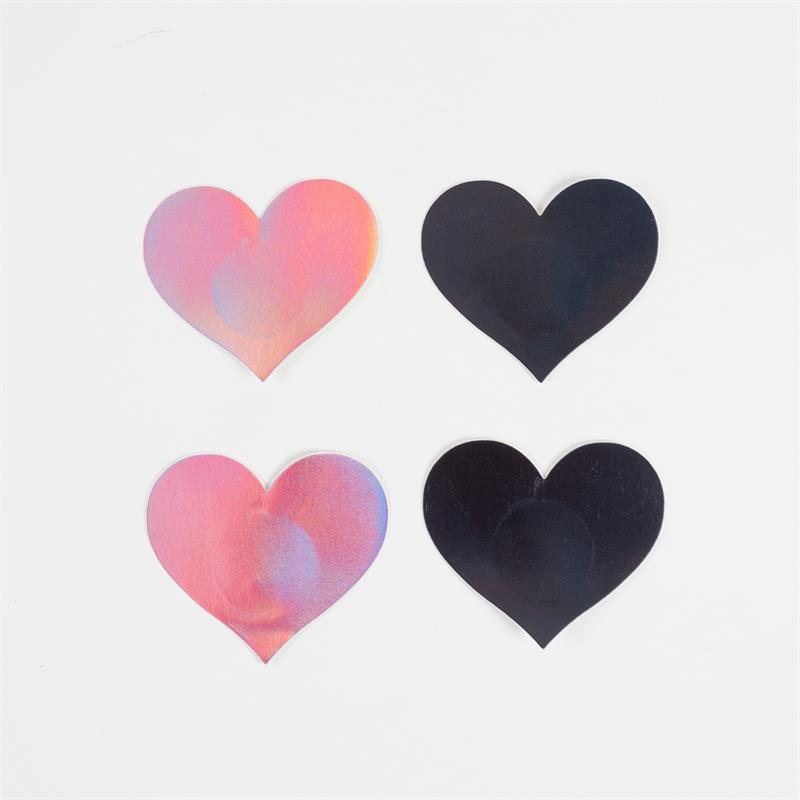 wow-boobs-nipple-covers-heart-shapped-holographic-1 Wow Boobs! Nipple Covers Heart Shapped Holographic - SECRET PLAY - Image 2