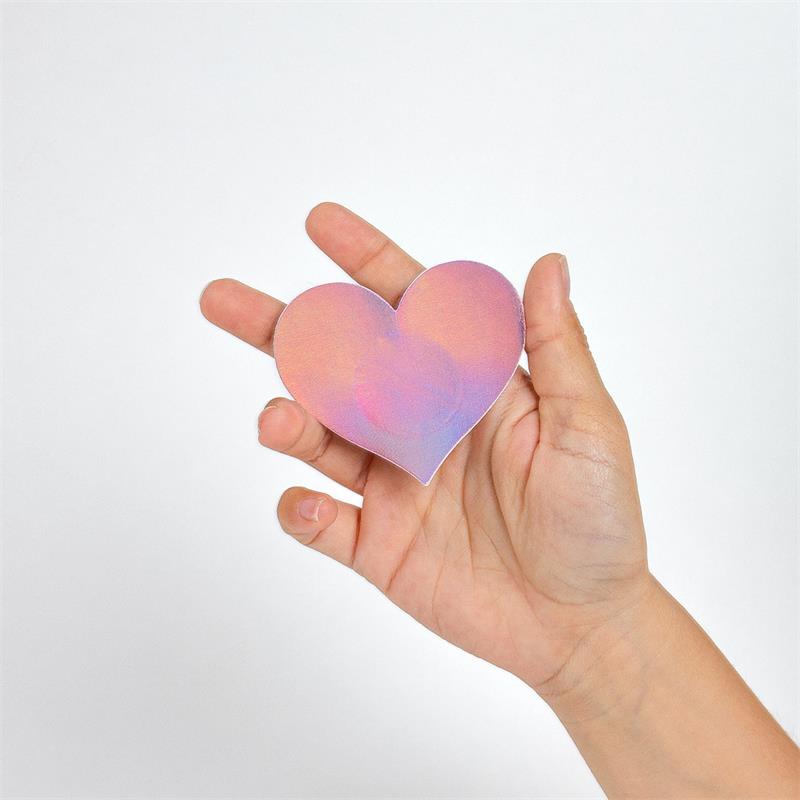 wow-boobs-nipple-covers-heart-shapped-holographic-2 Wow Boobs! Nipple Covers Heart Shapped Holographic - SECRET PLAY - Image 3