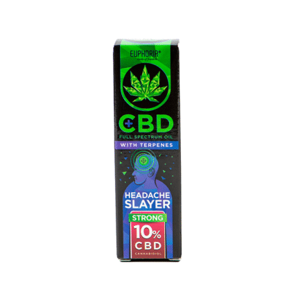 Euphoria CBD Oil 10% Headache Slayer Strong 10ml
