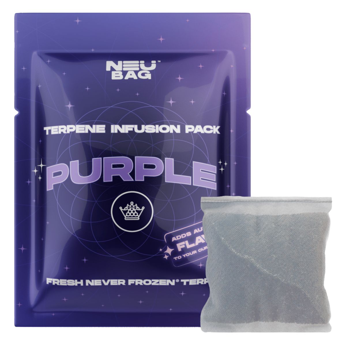 NEU-BAG-Terpene-Infusion-Pack-10packs-Purple-2 NEU Terpene Infusion Bag – Purple - Image 2
