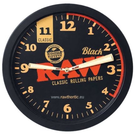 RAW Stash Clock Black