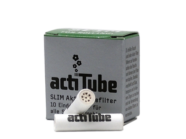 act7s actiTube Slim Φίλτρα Ενεργού Άνθρακα 7mm - 10τμχ - Image 1