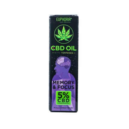 Euphoria CBD Oil 5% Memory & Focus 10ml