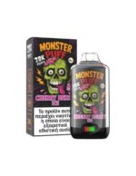 Monster Puff 28K Kit Cherry Berry Ice Συσκευή 2ml & 2x10ml 20mg