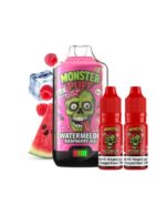Monster Puff 28K Kit Watermelon Raspberry Ice Συσκευή 2ml & 2x10ml 20mg - Image 2