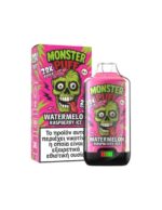 Monster Puff 28K Kit Watermelon Raspberry Ice Συσκευή 2ml & 2x10ml 20mg