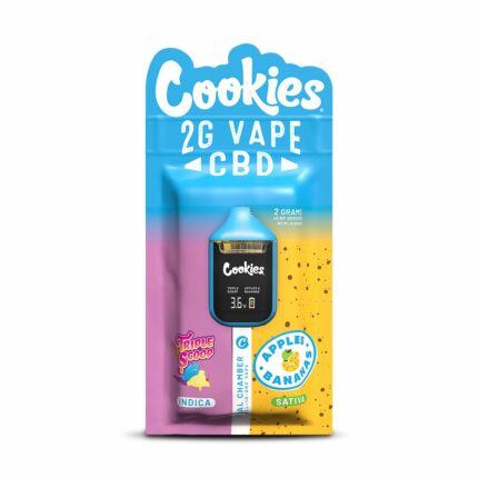 Cookies CBD Dual Chamber Vape 2g – Triple Scoop & Apples & Bananas