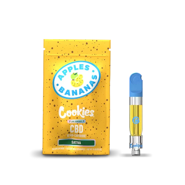appleandbananas_transp_1800x1800 Cookies Apples & Bananas CBD Cartridge 1g – Sativa - Image 1