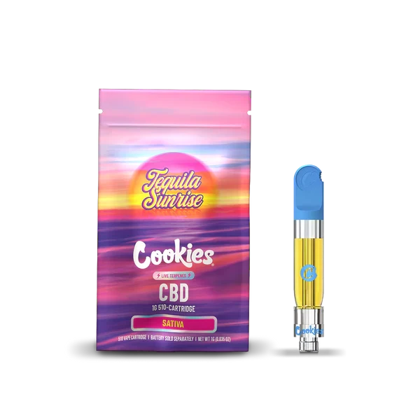 tequila_transp_1800x1800 Cookies Tequila Sunrise CBD Cartridge 1g – Sativa - Image 1